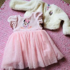 🎀 Disney Minnie Mouse Fancy Dress Set with Jacket